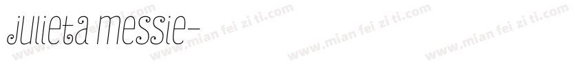 julieta messie字体转换